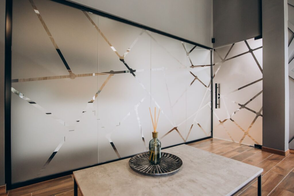 Primary Luxury Room Geometric Glass View
